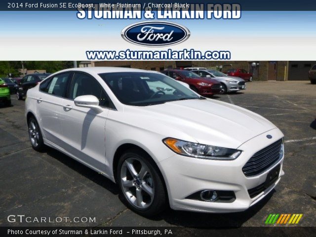 2014 Ford Fusion SE EcoBoost in White Platinum