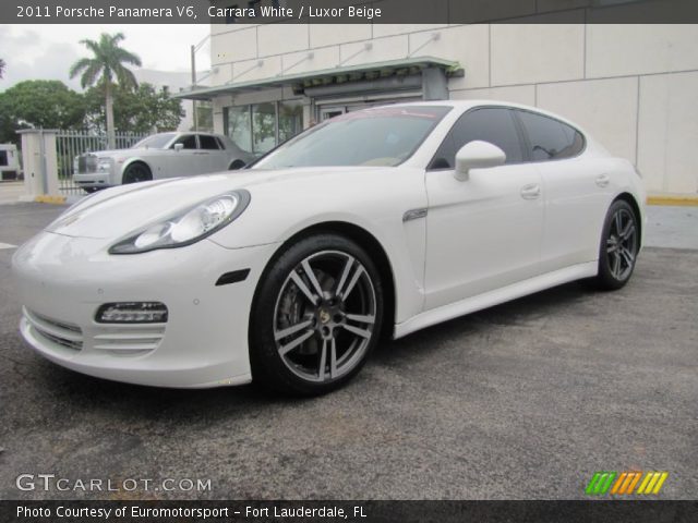2011 Porsche Panamera V6 in Carrara White