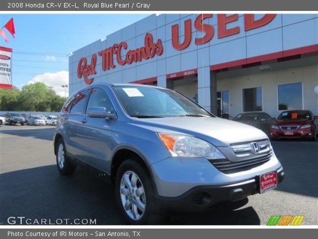 2008 Honda CR-V EX-L in Royal Blue Pearl