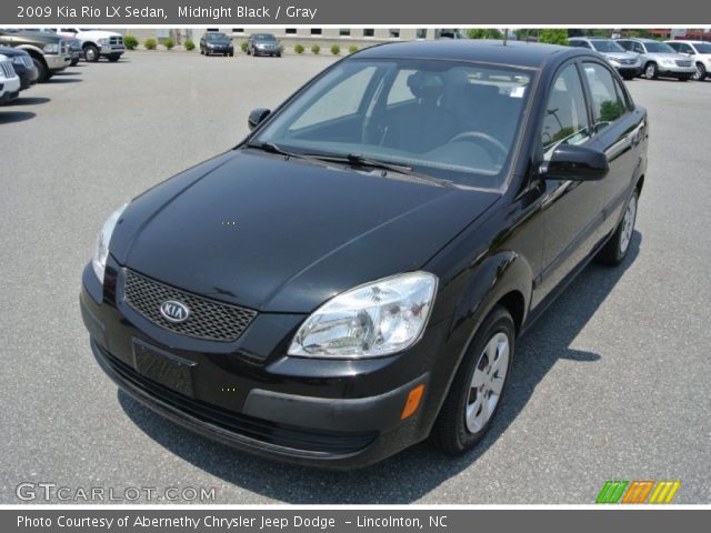 2009 Kia Rio LX Sedan in Midnight Black