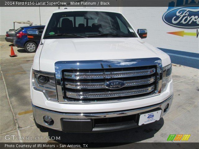 2014 Ford F150 Lariat SuperCrew in White Platinum