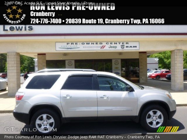 2007 GMC Acadia SLE in Liquid Silver Metallic