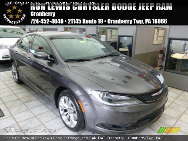 2015 Chrysler 200 S in Granite Crystal Metallic