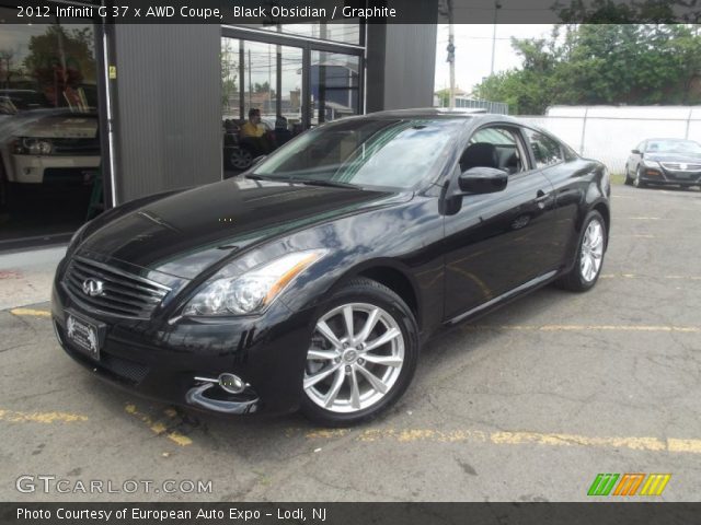 2012 Infiniti G 37 x AWD Coupe in Black Obsidian