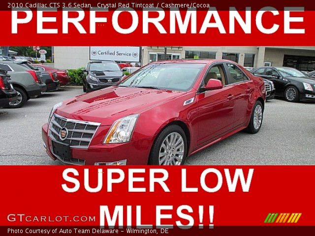 2010 Cadillac CTS 3.6 Sedan in Crystal Red Tintcoat