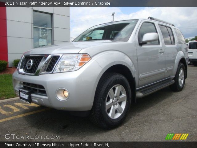 2011 Nissan Pathfinder SV 4x4 in Silver Lightning