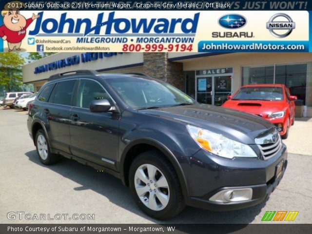 2011 Subaru Outback 2.5i Premium Wagon in Graphite Gray Metallic