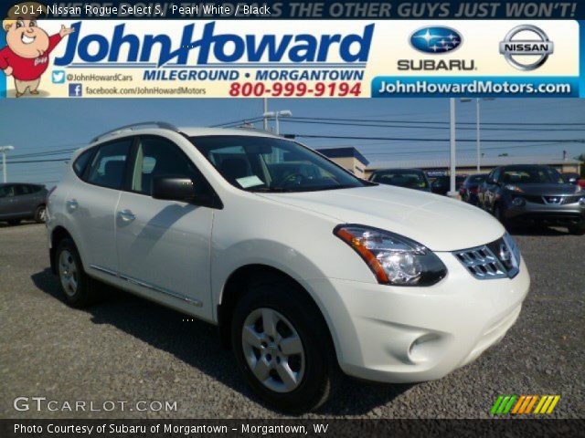 2014 Nissan Rogue Select S in Pearl White