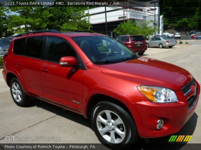 2012 Toyota RAV4 Limited 4WD in Barcelona Red Metallic