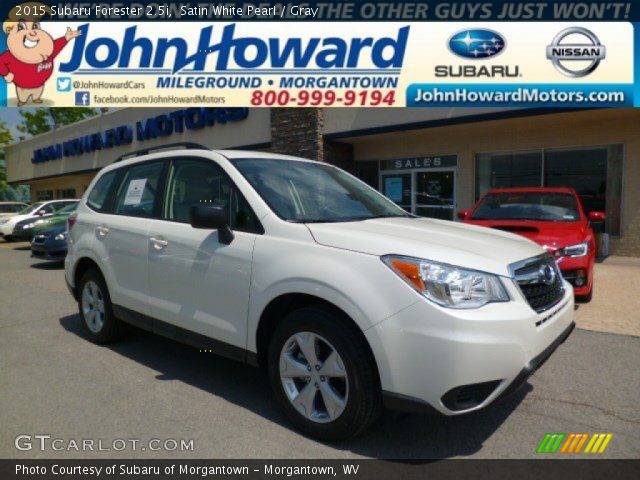 2015 Subaru Forester 2.5i in Satin White Pearl