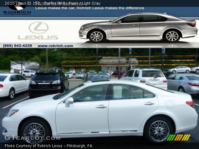 2010 Lexus ES 350 in Starfire White Pearl