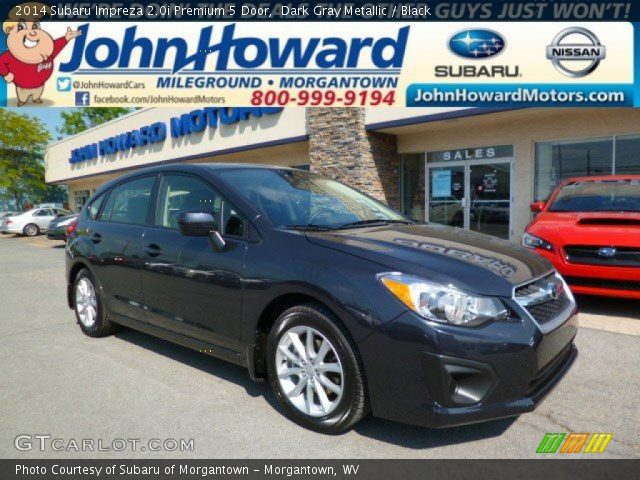 2014 Subaru Impreza 2.0i Premium 5 Door in Dark Gray Metallic