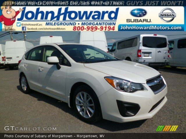 2014 Subaru Impreza 2.0i Premium 5 Door in Satin White Pearl