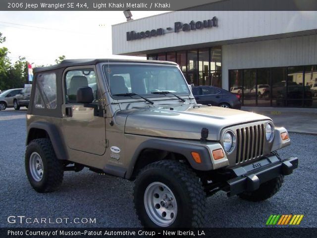 2006 Jeep Wrangler SE 4x4 in Light Khaki Metallic