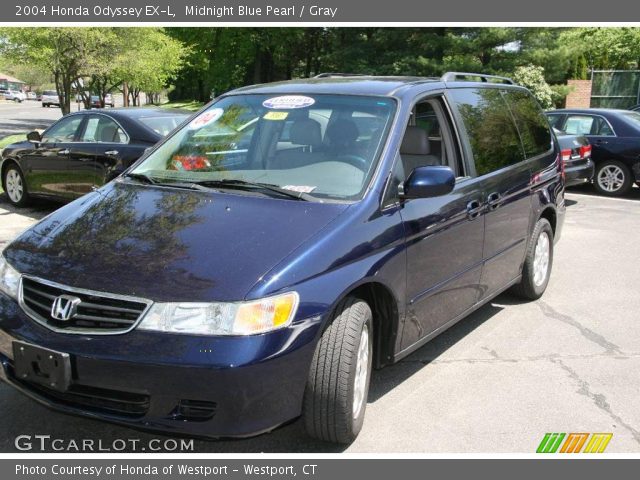 2004 Honda Odyssey EX-L in Midnight Blue Pearl