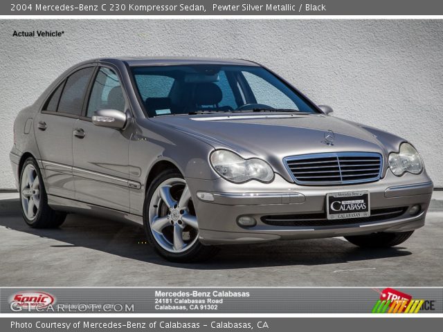 2004 Mercedes-Benz C 230 Kompressor Sedan in Pewter Silver Metallic