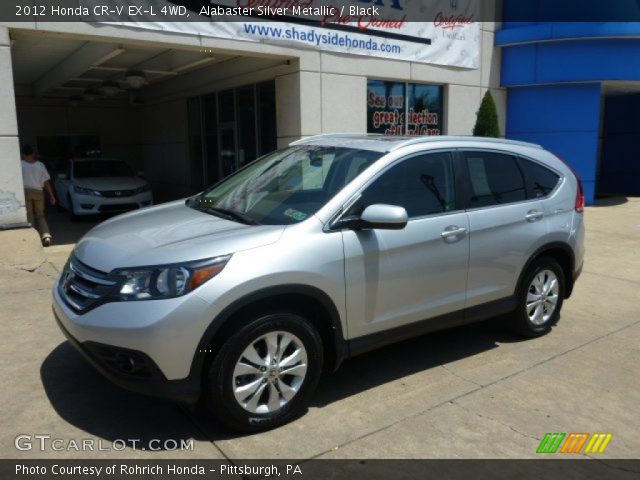 2012 Honda CR-V EX-L 4WD in Alabaster Silver Metallic