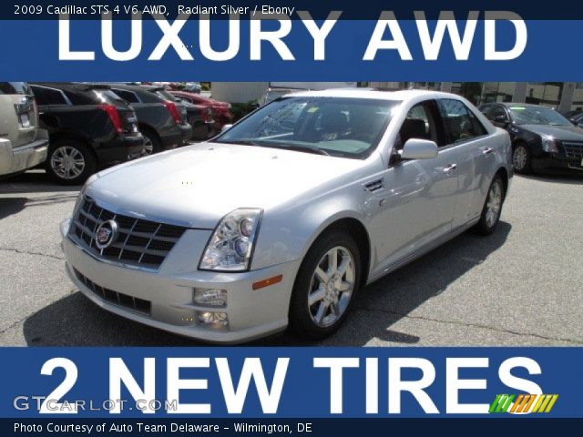 2009 Cadillac STS 4 V6 AWD in Radiant Silver