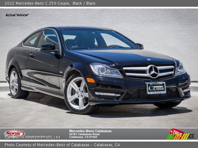 2012 Mercedes-Benz C 250 Coupe in Black