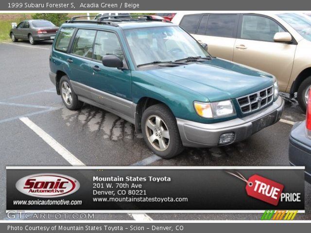 1999 Subaru Forester S in Acadia Green