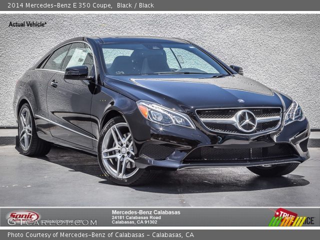 2014 Mercedes-Benz E 350 Coupe in Black