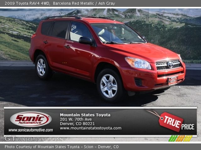 2009 Toyota RAV4 4WD in Barcelona Red Metallic
