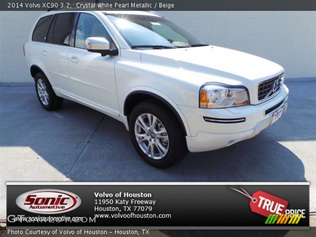2014 Volvo XC90 3.2 in Crystal White Pearl Metallic