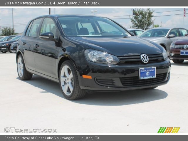 2014 Volkswagen Golf 2.5L 4 Door in Black