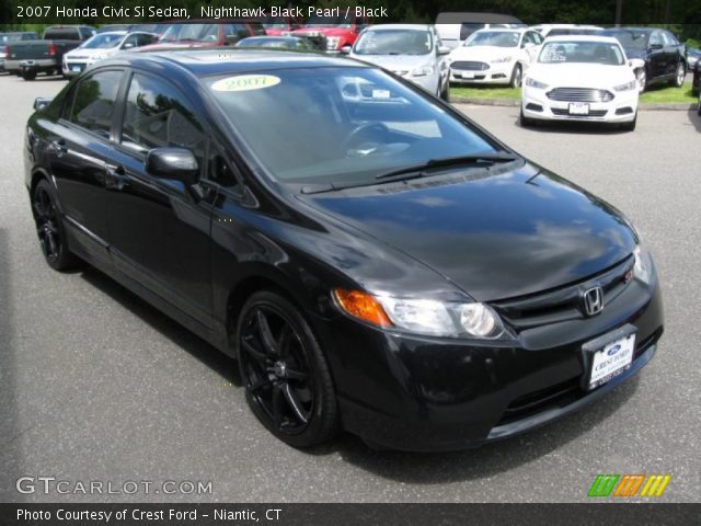 2007 Honda Civic Si Sedan in Nighthawk Black Pearl