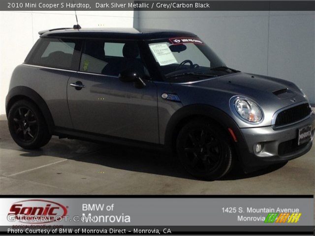 2010 Mini Cooper S Hardtop in Dark Silver Metallic