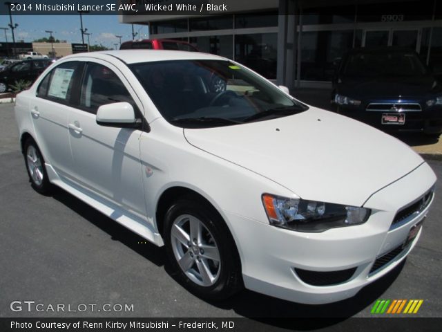 2014 Mitsubishi Lancer SE AWC in Wicked White