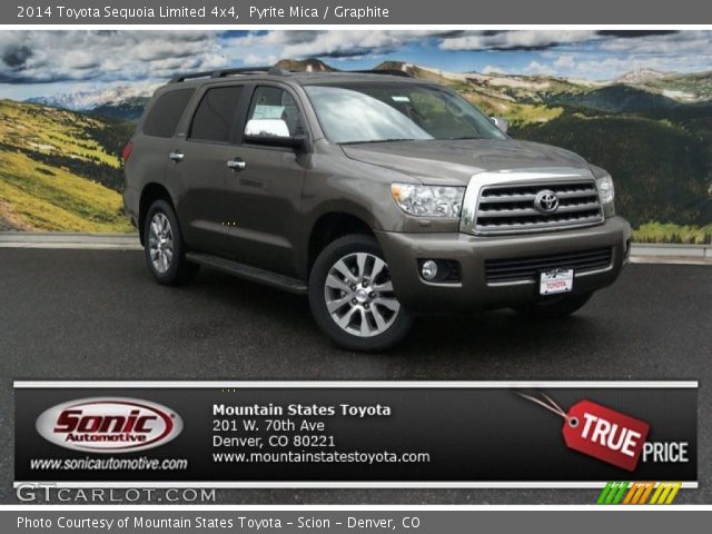 2014 Toyota Sequoia Limited 4x4 in Pyrite Mica