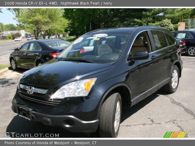 2008 Honda CR-V EX-L 4WD in Nighthawk Black Pearl