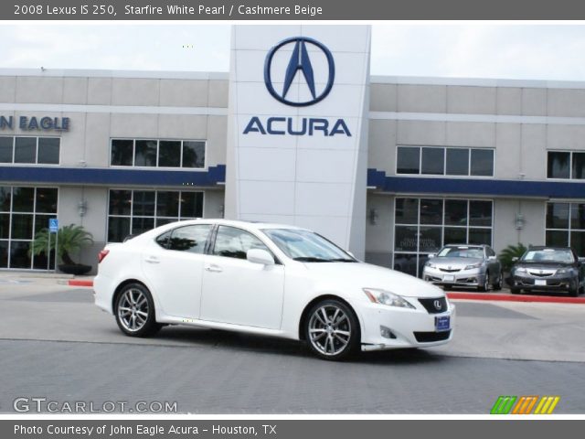 2008 Lexus IS 250 in Starfire White Pearl