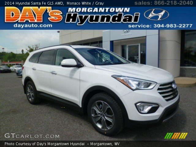 2014 Hyundai Santa Fe GLS AWD in Monaco White