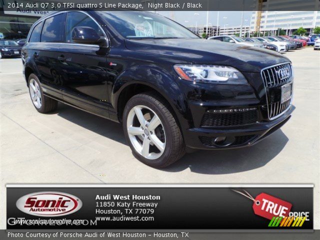 2014 Audi Q7 3.0 TFSI quattro S Line Package in Night Black