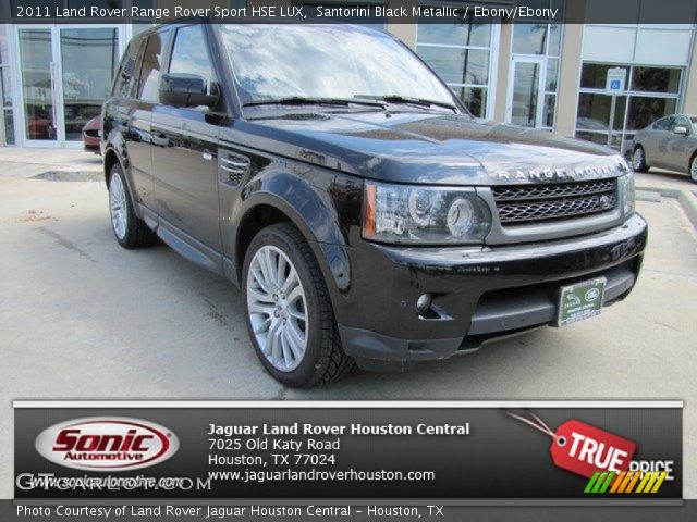 2011 Land Rover Range Rover Sport HSE LUX in Santorini Black Metallic