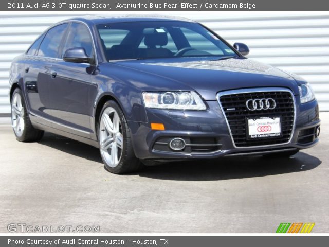 2011 Audi A6 3.0T quattro Sedan in Aventurine Blue Pearl Effect