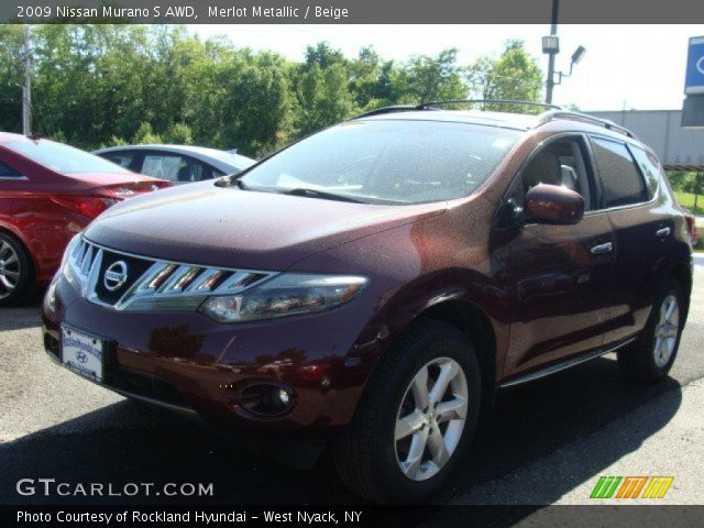 2009 Nissan Murano S AWD in Merlot Metallic