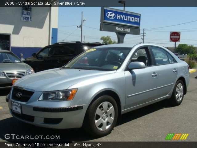 2008 Hyundai Sonata GLS in Silver Blue