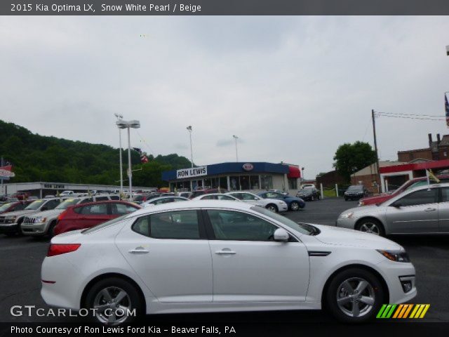 2015 Kia Optima LX in Snow White Pearl