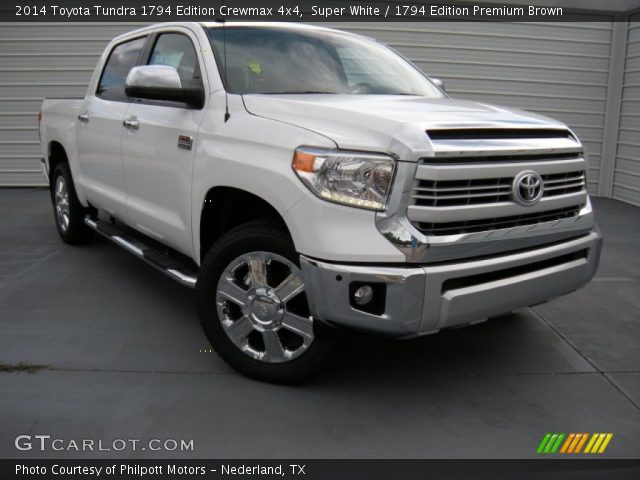2014 Toyota Tundra 1794 Edition Crewmax 4x4 in Super White