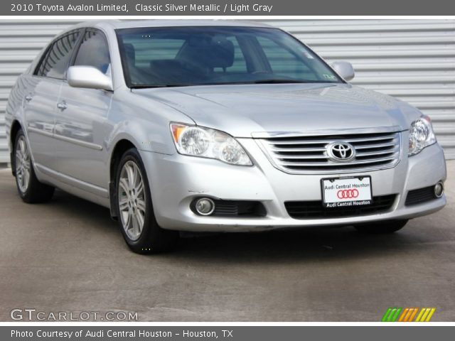 2010 Toyota Avalon Limited in Classic Silver Metallic