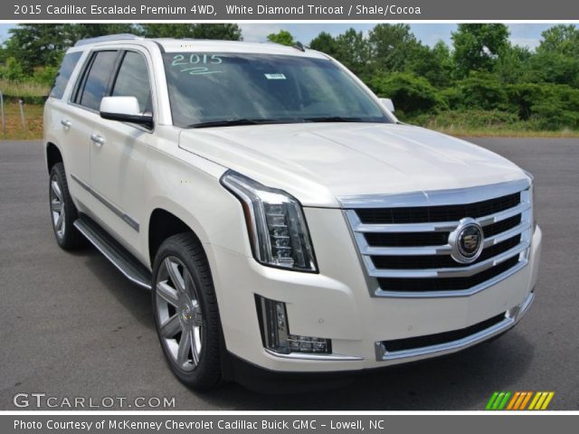 2015 Cadillac Escalade Premium 4WD in White Diamond Tricoat