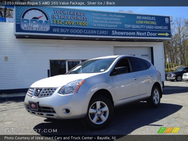 2010 Nissan Rogue S AWD 360 Value Package in Silver Ice