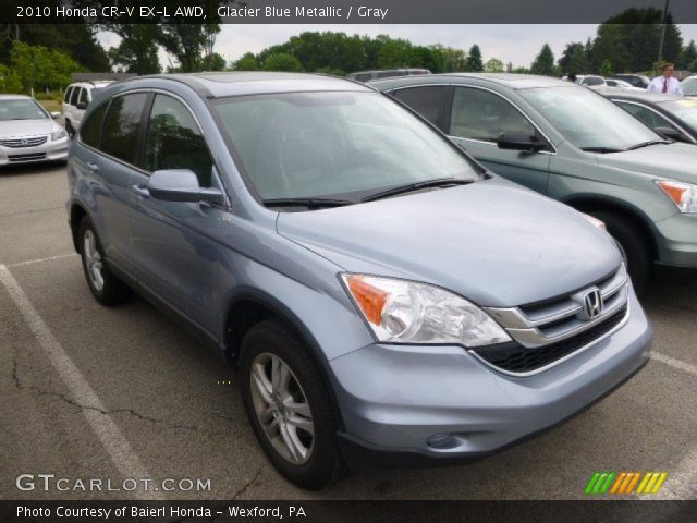 2010 Honda CR-V EX-L AWD in Glacier Blue Metallic