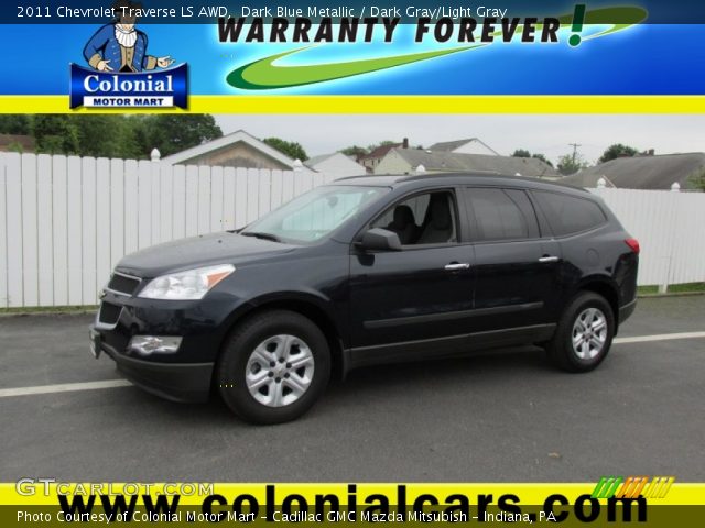 2011 Chevrolet Traverse LS AWD in Dark Blue Metallic