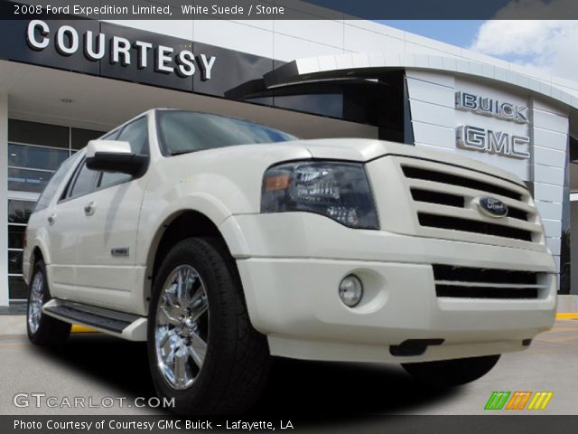 2008 Ford Expedition Limited in White Suede