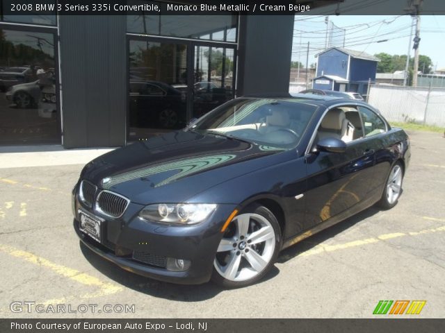 2008 BMW 3 Series 335i Convertible in Monaco Blue Metallic