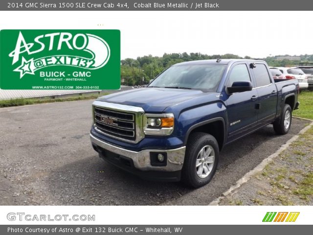 2014 GMC Sierra 1500 SLE Crew Cab 4x4 in Cobalt Blue Metallic